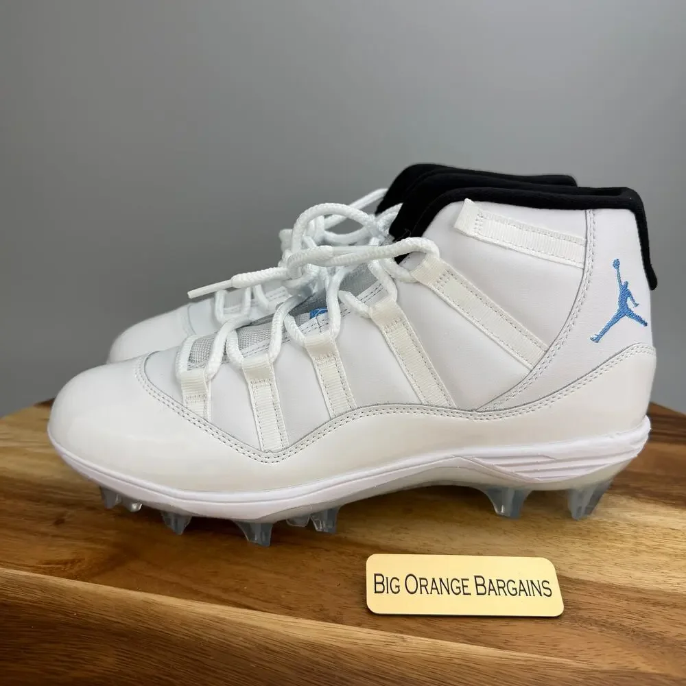 Air Jordan 11 Mid TD Football Cleats Legend Blue HM7324-104 Men's Size 10.5